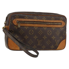 LOUIS VUITTON Monogram Marly Dragonne GM Clutch Bag M51825 LV Auth BA8115