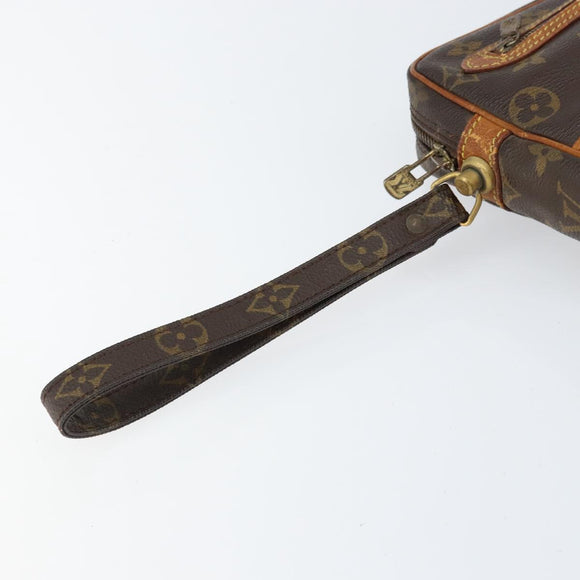 LOUIS VUITTON Monogram Marly Dragonne GM Clutch Bag M51825 LV Auth BA8115