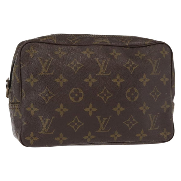 LOUIS VUITTON Monogram Trousse Toilette 23 Clutch Bag M47524 LV Auth BA8118