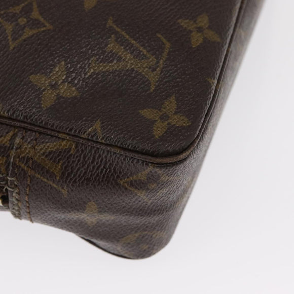 LOUIS VUITTON Monogram Trousse Toilette 23 Clutch Bag M47524 LV Auth BA8118