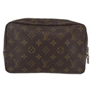LOUIS VUITTON Monogram Trousse Toilette 23 Clutch Bag M47524 LV Auth BA8118-2