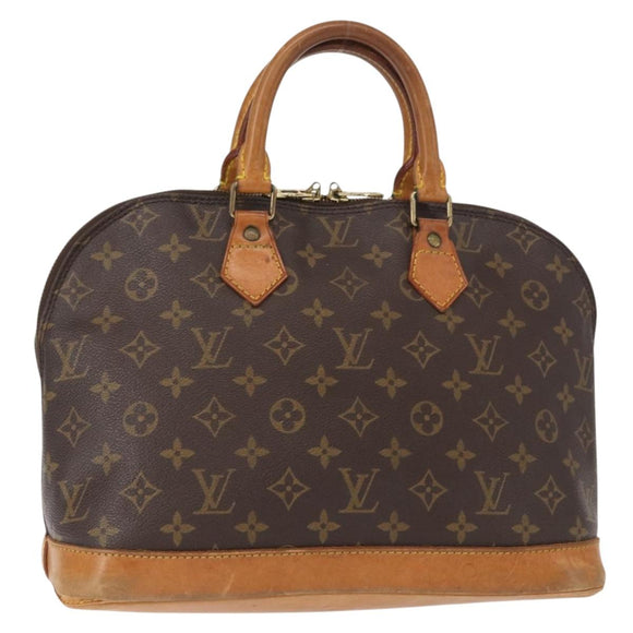 LOUIS VUITTON Monogram Alma Hand Bag M51130 LV Auth BA8119