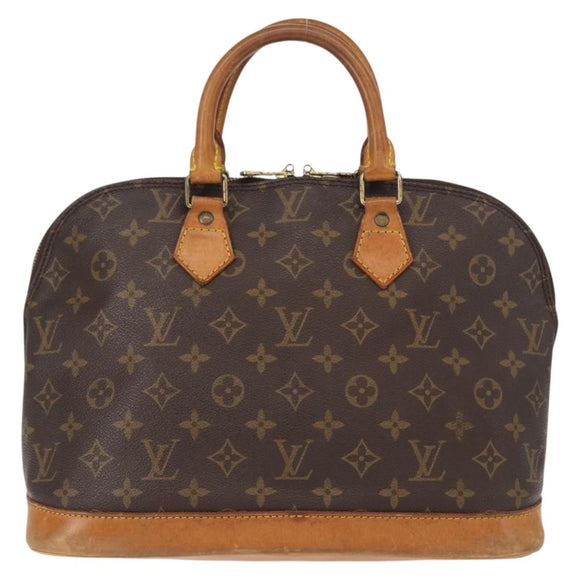 LOUIS VUITTON Monogram Alma Hand Bag M51130 LV Auth BA8119
