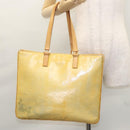 LOUIS VUITTON Monogram Vernis Columbus Tote Bag Gris M91028 LV Auth BA812-23