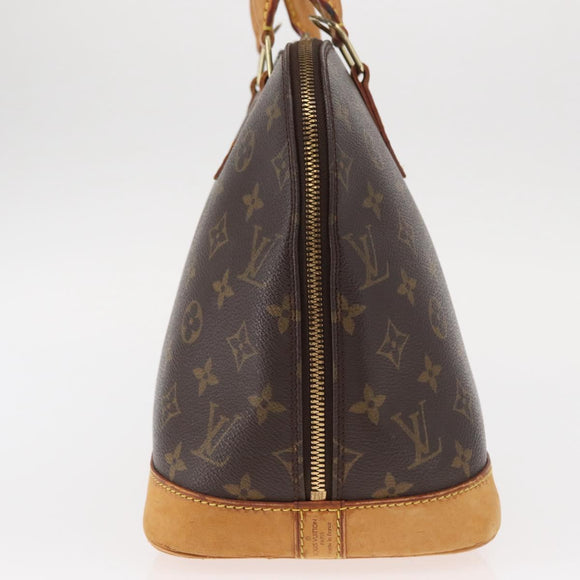 LOUIS VUITTON Monogram Alma Hand Bag M51130 LV Auth BA8120