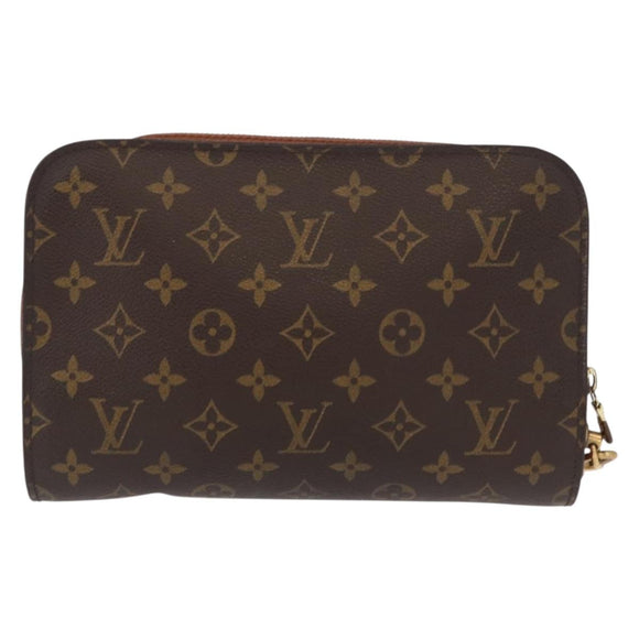 LOUIS VUITTON Monogram Orsay Clutch Bag M51790 LV Auth BA8121