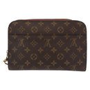 LOUIS VUITTON Monogram Orsay Clutch Bag M51790 LV Auth BA8121-2