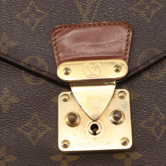 LOUIS VUITTON Monogram Monceau 28 Hand Bag M51185 LV Auth BA8123