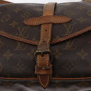 LOUIS VUITTON Monogram Saumur 30 Shoulder Bag M42256 LV Auth BA8124-9