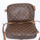 LOUIS VUITTON Monogram Saumur 30 Shoulder Bag M42256 LV Auth BA8124-21