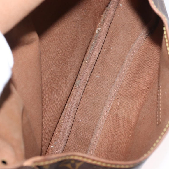 LOUIS VUITTON Monogram Saumur 30 Shoulder Bag M42256 LV Auth BA8124