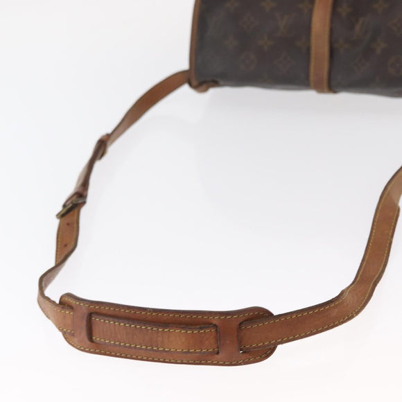 LOUIS VUITTON Monogram Saumur 30 Shoulder Bag M42256 LV Auth BA8124