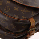 LOUIS VUITTON Monogram Saumur 30 Shoulder Bag M42256 LV Auth BA8125-18