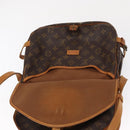 LOUIS VUITTON Monogram Saumur 30 Shoulder Bag M42256 LV Auth BA8125-23