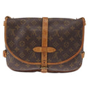 LOUIS VUITTON Monogram Saumur 30 Shoulder Bag M42256 LV Auth BA8125-2