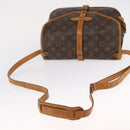 LOUIS VUITTON Monogram Saumur 30 Shoulder Bag M42256 LV Auth BA8125-7