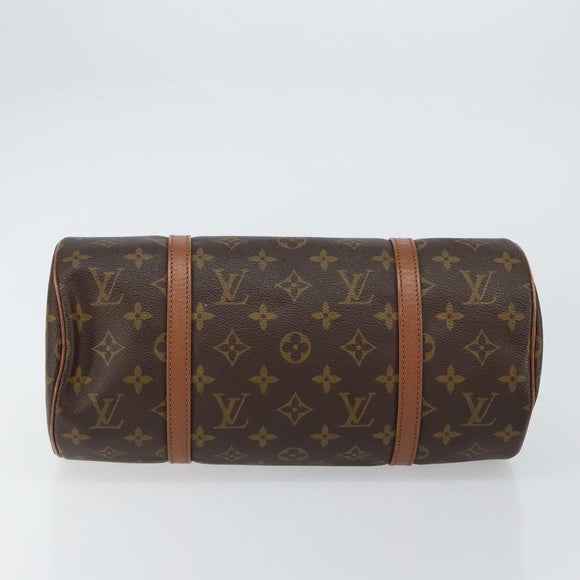 LOUIS VUITTON Monogram Papillon 30 Hand Bag M51385 LV Auth BA8131
