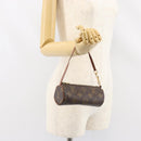 LOUIS VUITTON Monogram Papillon Pouch LV Auth BA8132-18