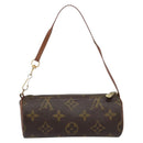 LOUIS VUITTON Monogram Papillon Pouch LV Auth BA8132-2