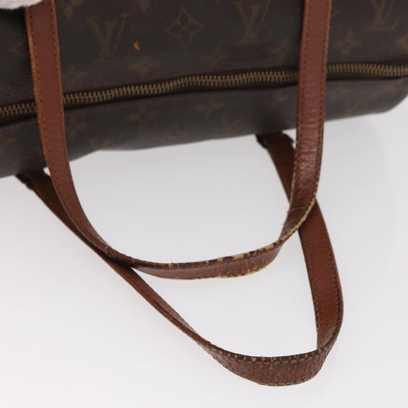 LOUIS VUITTON Monogram Papillon 30 Hand Bag M51385 LV Auth BA8133