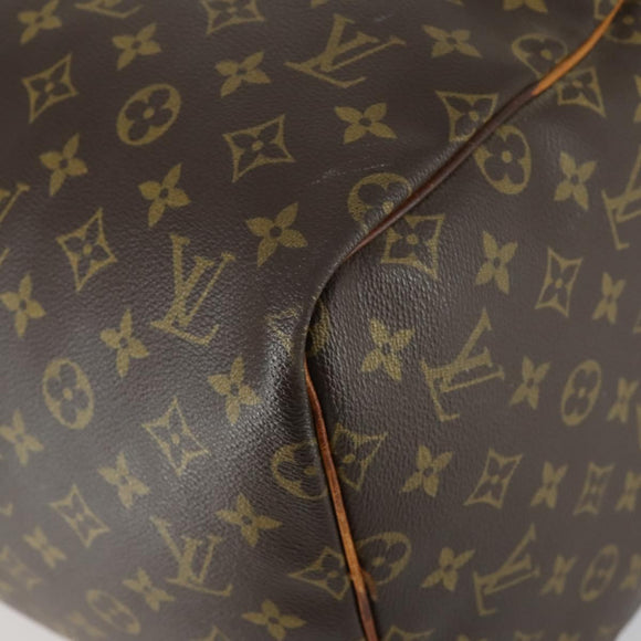 LOUIS VUITTON Monogram Keepall 55 Boston Bag M41424 LV Auth BA8136