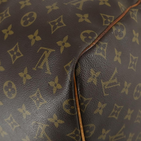 LOUIS VUITTON Monogram Keepall 55 Boston Bag M41424 LV Auth BA8136