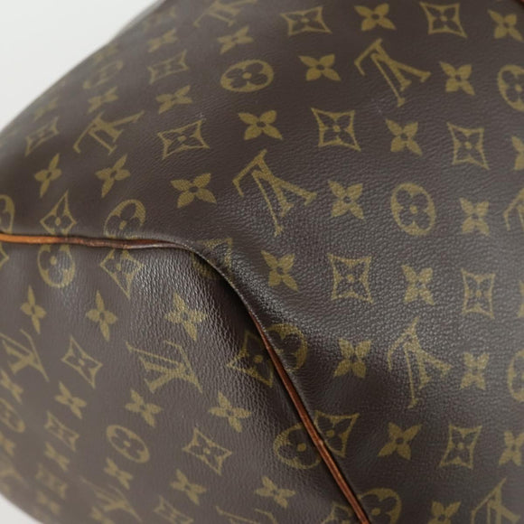 LOUIS VUITTON Monogram Keepall 55 Boston Bag M41424 LV Auth BA8136