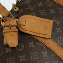 LOUIS VUITTON Monogram Keepall 55 Boston Bag M41424 LV Auth BA8136-19