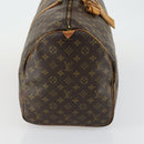 LOUIS VUITTON Monogram Keepall 55 Boston Bag M41424 LV Auth BA8136-4