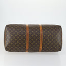 LOUIS VUITTON Monogram Keepall 55 Boston Bag M41424 LV Auth BA8136-5