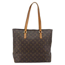 LOUIS VUITTON Monogram Cabas Mezzo Tote Bag M51151 LV Auth BA8137-2