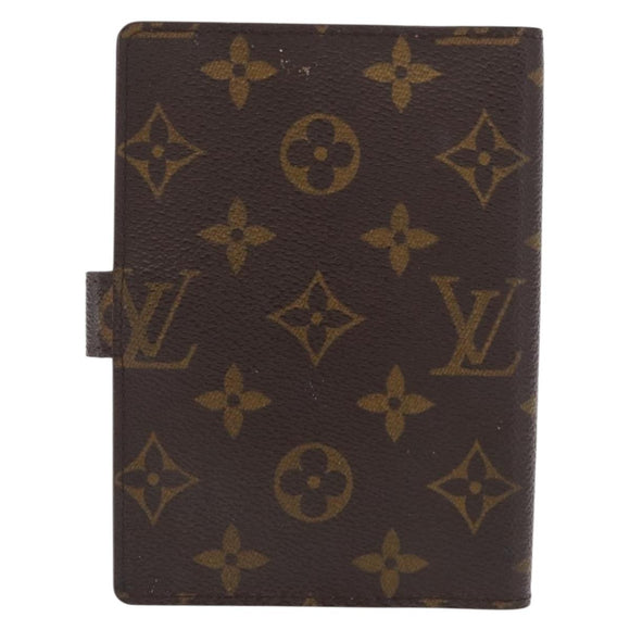 LOUIS VUITTON Monogram Agenda PM Day Planner Cover R20005 LV Auth BA8138