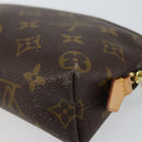 LOUIS VUITTON Monogram Pochette Cosmetic PM Pouch M43998 LV Auth BA8139-10