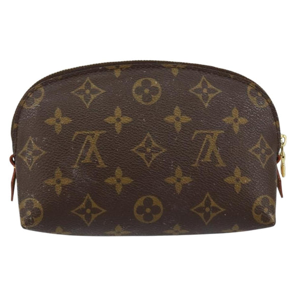 LOUIS VUITTON Monogram Pochette Cosmetic PM Pouch M43998 LV Auth BA8139