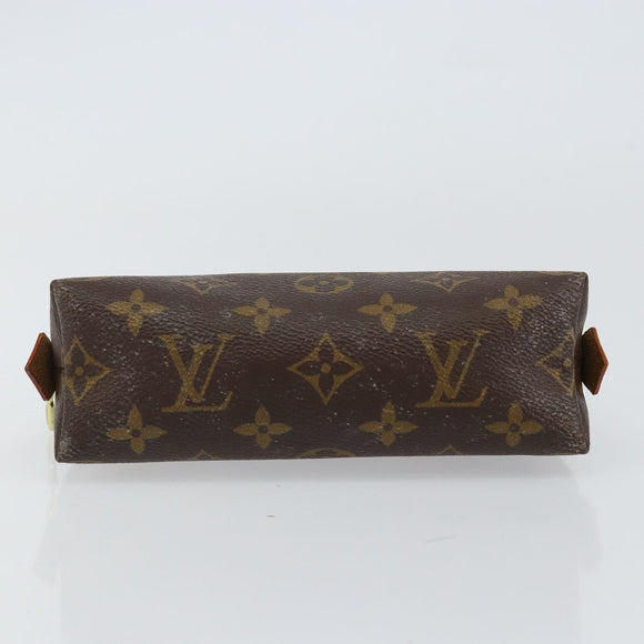 LOUIS VUITTON Monogram Pochette Cosmetic PM Pouch M43998 LV Auth BA8139