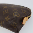 LOUIS VUITTON Monogram Pochette Cosmetic PM Pouch M43998 LV Auth BA8139-8