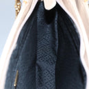 BALLY Quilted Shoulder Bag Leather Beige Gold Auth BA814-17