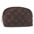 LOUIS VUITTON Monogram Pochette Cosmetic PM Pouch M43998 LV Auth BA8140-1