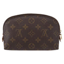 LOUIS VUITTON Monogram Pochette Cosmetic PM Pouch M43998 LV Auth BA8140-2