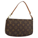 LOUIS VUITTON Monogram Pochette Accessoires Pouch M51980 LV Auth BA8144-1