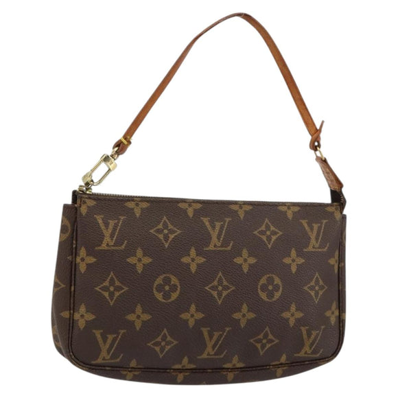 LOUIS VUITTON Monogram Pochette Accessoires Pouch M51980 LV Auth BA8144