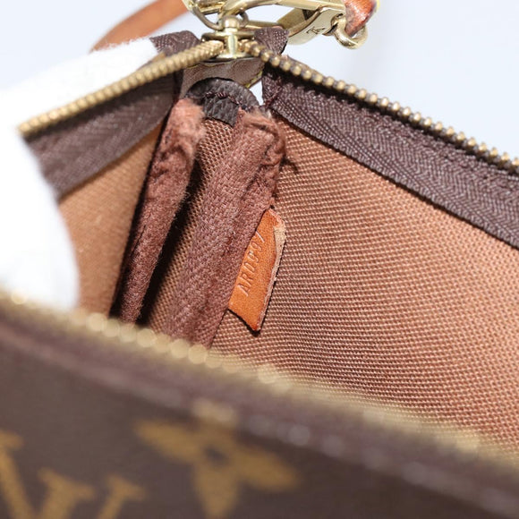 LOUIS VUITTON Monogram Pochette Accessoires Pouch M51980 LV Auth BA8144