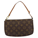 LOUIS VUITTON Monogram Pochette Accessoires Pouch M51980 LV Auth BA8144-13