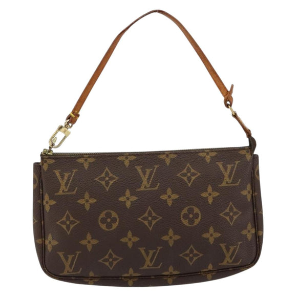 LOUIS VUITTON Monogram Pochette Accessoires Pouch M51980 LV Auth BA8144