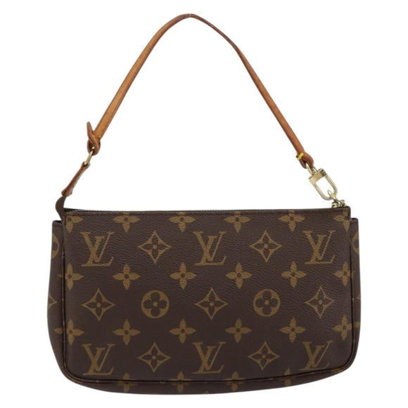 LOUIS VUITTON Monogram Pochette Accessoires Pouch M51980 LV Auth BA8144