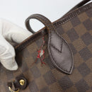 LOUIS VUITTON Damier Ebene Neverfull MM Tote Bag N51105 LV Auth BA8149-9
