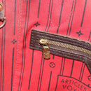 LOUIS VUITTON Damier Ebene Neverfull MM Tote Bag N51105 LV Auth BA8149-22