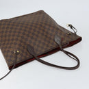 LOUIS VUITTON Damier Ebene Neverfull MM Tote Bag N51105 LV Auth BA8149-6