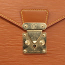LOUIS VUITTON Epi Serviette Conseiller Briefcase Zipangu Gold M54428 Auth BA8150-14