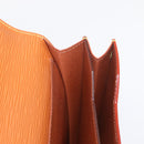 LOUIS VUITTON Epi Serviette Conseiller Briefcase Zipangu Gold M54428 Auth BA8150-18